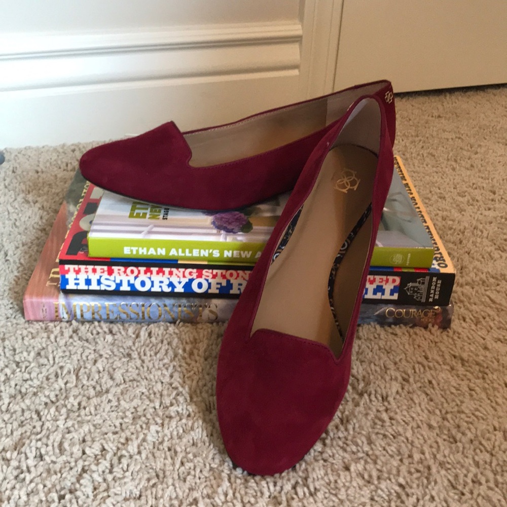 Ann Taylor Suede Flats